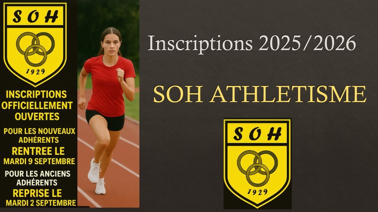INSCRIPTIONS 2025/2026 NOUVEAUX ADHERENTS Adultes FFA   