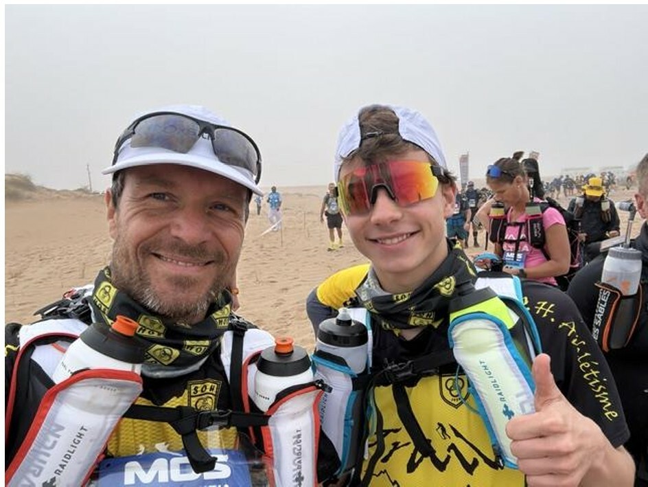 Marathon des Sables Namibie de Noah et Sébastien