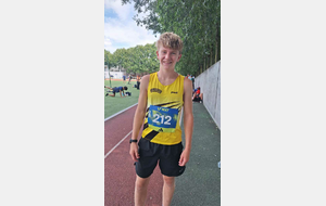 Championnat de France U18 2000m Steeple de Romain