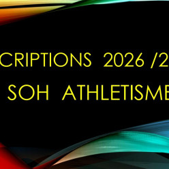 INFORMATIONS INSCRIPTIONS ADULTES RUNNING 2026/2027